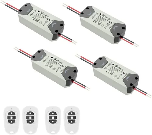 Vista 8 de eMylo Controlador de motor de interruptor RF inalámbrico Smart Switch Módulo de relé Interruptor de control remoto con receptor RF DC 12V 433Mhz