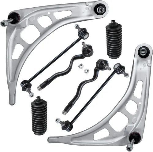 Vista 176 de Detroit Axle - Kit de brazos de control de extremo de 8 piezas para Toyota 2001-2003 Highlander 2002-2003 Camry Lexus ES300, 2 conjuntos de brazos