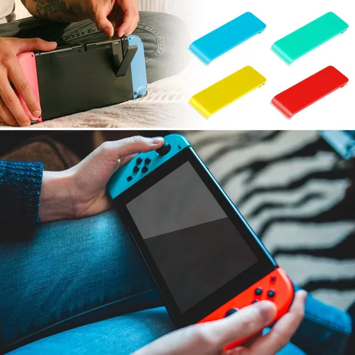 Vista 7 de 4pcsBack Stand for Nintendo Switch,Kickstand Replacement for Switch, Replacement Stand for Switch,Kickstand Back Shell Holder Compatible with Switch
