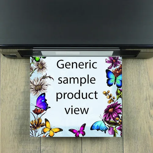 Vista 6 de Papel para impresora láser y inyección de tinta con membrete de mariposas, paquete de 25