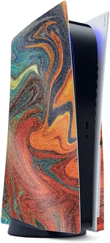 Vista 49 de MightySkins - Skin para juegos con purpurina brillante para PS5 y Playstation 5, ágata amatista, acabado duradero con purpurina de alto brillo