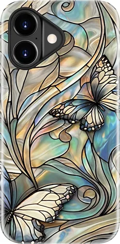 Vista 128 de LUHOURI Funda para iPhone 12 Mini, compatible con carga inalámbrica, doble capa, interior de silicona suave + carcasa exterior dura, bonito diseño