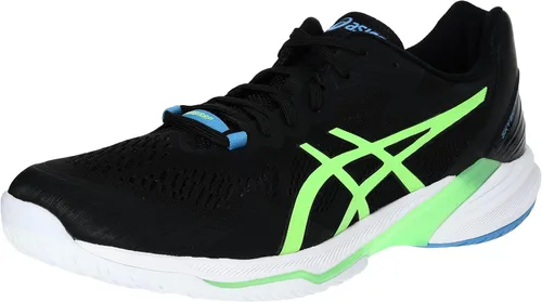 Vista 10 de ASICS Zapatos de voleibol Sky Elite FlyteFoam 2 para hombre Negro/Lima Burst