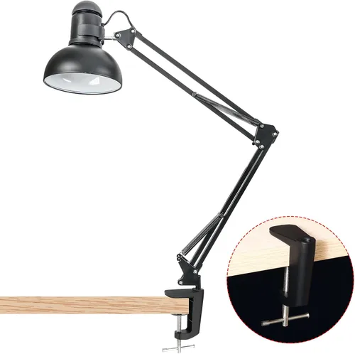 Vista 5 de PATIKIL Abrazadera de montaje en mesa de escritorio, abrazadera de escritorio universal en forma de C con tornillo ajustable para soporte de lámpara