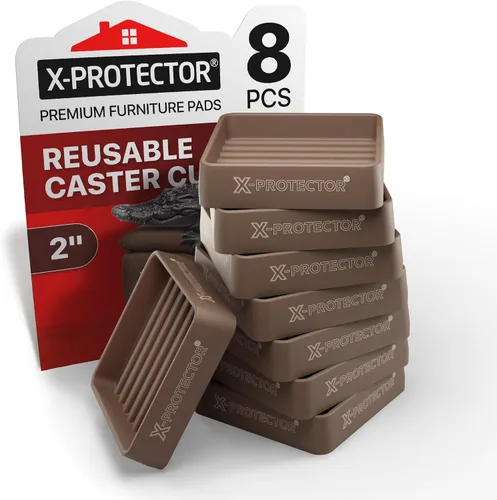 Vista 7 de Copas X-PROTECTOR para muebles – Copas de ruedas de 1.7 pulgadas 4 piezas