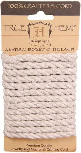 Vista 13 de Hemptique Tarjeta de cuerda de cáñamo, hecha con amor, colgador de plantas, álbum de recortes, jardinería, macramé, decoración del hogar