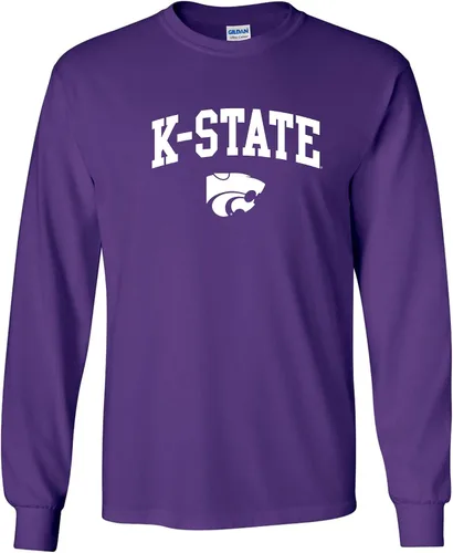 Vista 27 de NCAA oficial de College – University Team Color Arco Logo Manga Larga