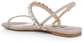 Vista 4 de Badgley Mischka Sandalia plana Natalee para mujer