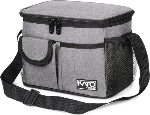 Vista 26 de Tirrinia Bolsa de Almuerzo Aislada para Mujeres y Hombres, Contenedores de Caja de Almuerzo a Prueba de Fugas para Adultos, Trabajo, Escuela