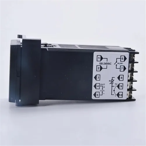 Vista 3 de RKC PID Temperature Controller Thermostat REX-C100 Universal Input K 1m thermocouple(Relay Output)