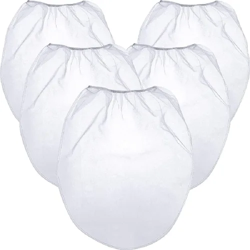 Vista 11 de Patelai 5 bolsas de colador de pintura de 5 galones de malla fina regular/coladores elásticos para uso con pulverizadores de pintura (blanco)