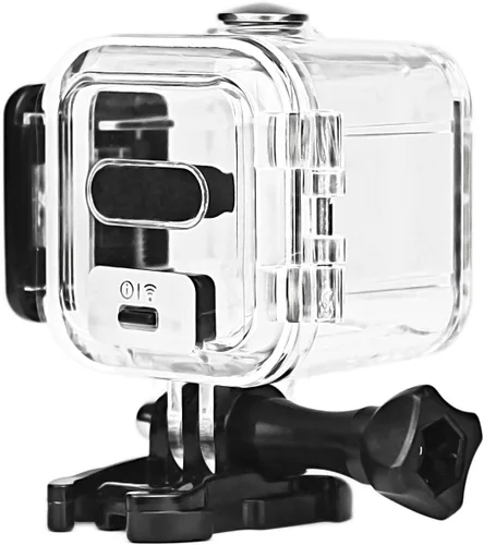 Vista 4 de FitStill Carcasa protectora de buceo impermeable de 196 pies/196.9 ft para Go Pro Hero 5 Session Hero 4 sesiones con soporte de montaje para Go Pro