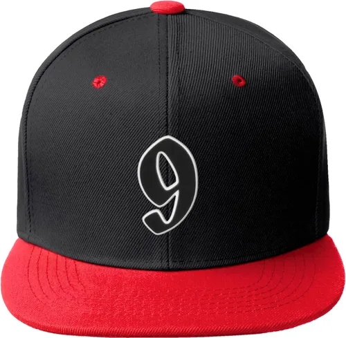Vista 1295 de Daxton Gorra clásica con visera de billete plano con letras del alfabeto inglés antiguo de la A a la Z