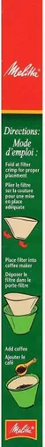 Vista 3 de Melitta Filtros de café en cono número 6, 40 unidades (paquete de 2)