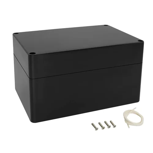 Vista 18 de LeMotech Caja de conexiones eléctricas de plástico ABS Caja de proyectos IP65 impermeable Caja de derivación universal para electrónicas Negro 2.48x