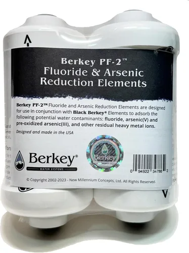 Vista 2 de Berkey Auténticos elementos de reducción de flúor y arsénico Berkey PF-2 (2 juegos de 2, total de 4 filtros)