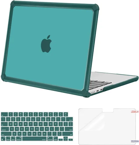 Vista 13 de MOSISO - Funda compatible con MacBook Air de 13 pulgadas M5 2026 M4 M3 M2 2025-2022 A3449 A3240 A3113 A2681, Kit 3 en 1 resistente a las grietas