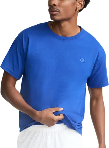 Vista 31 de Champion Men's Classic Short Sleeve T-Shirt, Standard Fit, Midweight 100% Cotton, Available in Regular and Big & Tall