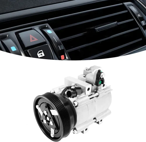 Vista 3 de Compresor de aire acondicionado con embrague, Co 10921c para Hyundai Santa Fe 2003-2006 3.5l (3467cc/3500cc) Dohc V6