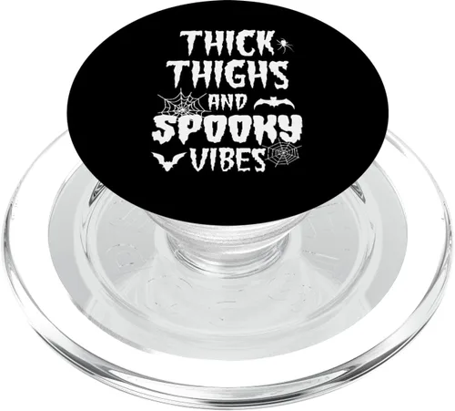 Vista 8 de Espeluznante vibraciones de Halloween calabaza fantasma gráficos PopSockets intercambiables PopGrip