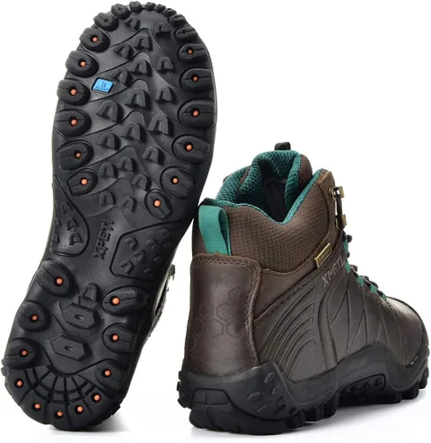 Vista 8 de XPETI Women's Quest Leather Waterproof Hiking Boots
