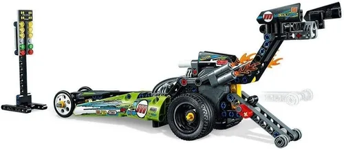 Vista 3 de LEGO Technic Dragster 42103 Kit de construcción de juguete de carreras (225 piezas)