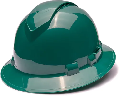 Vista 17 de Pyramex Ridgeline - Casco duro de ala completa, ventilado, con suspensión de trinquete de 4 puntos Negro