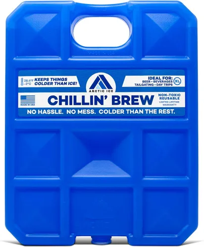 Vista 7 de Arctic Ice Chillin' Brew Series Long Lasting Reusable Ice Pack - Freezes at 28° Fahrenheit - Designed to Keep Beverages Colder Than Ice