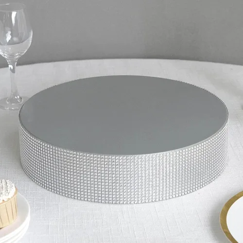 Vista 17 de Efavormart - Soporte redondo de metal en relieve dorado de 14 pulgadas, para decoración de fiestas y cumpleaños