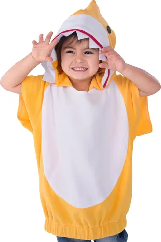 Vista 2 de Haikyuu Disfraz de tiburón para niños, diseño de pez, gris, rosa, amarillo, azul, sudadera con capucha 3t 4t Boy Girl Halloween fiesta de cumpleaños