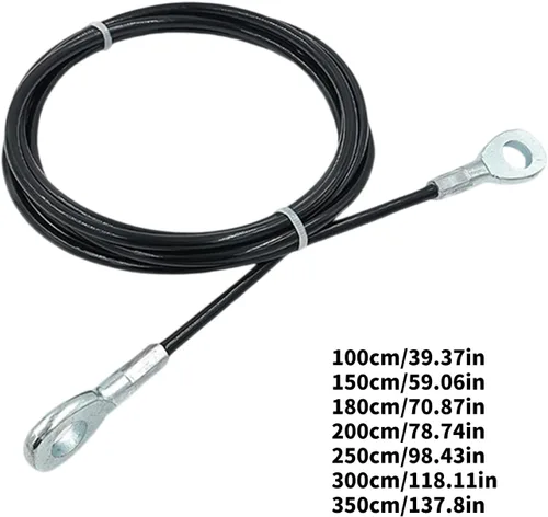 Vista 5 de Fitness Gym Replacement Cable Heavy Type Steel Wire Rope Pulley Cable for Fitness Enthusiasts and Trainers