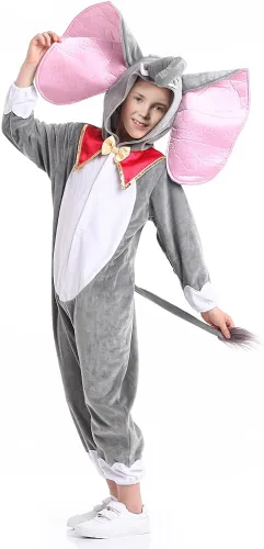 Vista 2 de GZHOK Kigurumi - Disfraz unisex de una pieza para disfraz de fiesta de Halloween