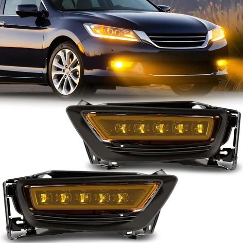Vista 16 de Fog Lights Compatible With 2013 2014 2015 Ford Explorer Front Bumper Driving Lamp Assembly Clear Lens