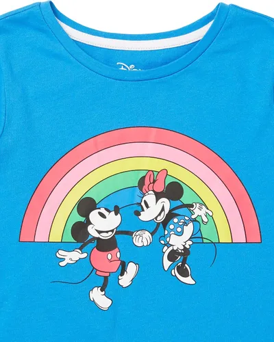 Vista 3 de Tienda Essentials Disney Marvel Star Wars Frozen Camisetas de manga larga para niñas y niños pequeños, paquete de 4