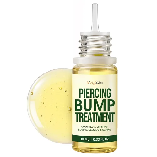 Vista 9 de BodyJ4You Eliminación de Protuberancias de Queloides de Piercing - Tratamiento Natural con Aceite para Protuberancias de Piercing - Limpiador