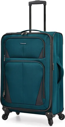 Vista 23 de U.S. Traveler Aviron Bay - Equipaje extensible con ruedas giratorias, Color verde azulado.), US08125E23