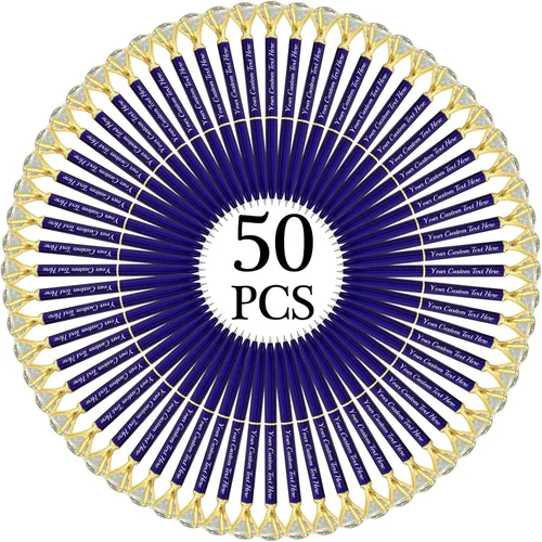 Vista 48 de Hasta 100 bolígrafos de diamante personalizados a granel con nombre, bolígrafo de impresión personalizada con logotipo de negocios grabado, mensaje