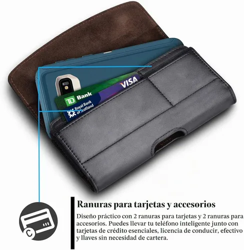 Vista 4 de Njjex Funda de cuero para Samsung Galaxy S25 Ultra A36 A17 A16