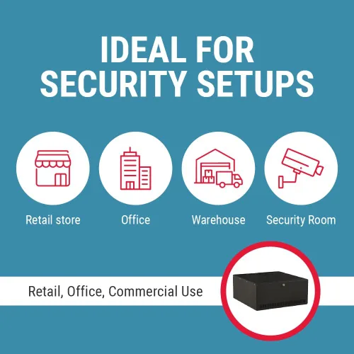 Vista 3 de Kendall Howard Caja de seguridad DVR - 21" Profundidad