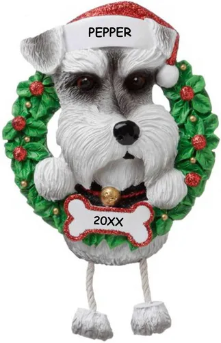 Vista 18 de Adorno de Navidad personalizado para mascotas de raza de perro (Beagle)