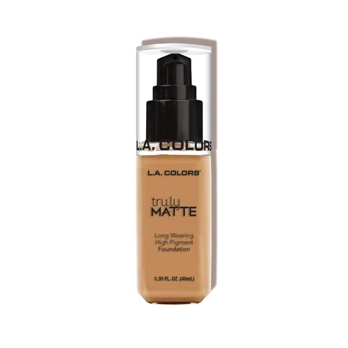 Vista 23 de L.A. Colors Base Mate Verdadera, Bronceado Profundo CLM361 (Paquete de 2)