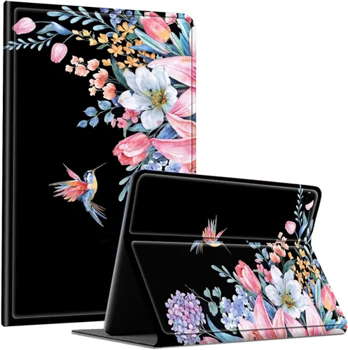 Vista 40 de Slim Case for Samsung Galaxy Tab S10 Lite / S10 FE / S9 FE 10.9" & Galaxy Tab S9 11", Multi-Angle Stand PU Leather Smart Folio Cover with Soft TPU