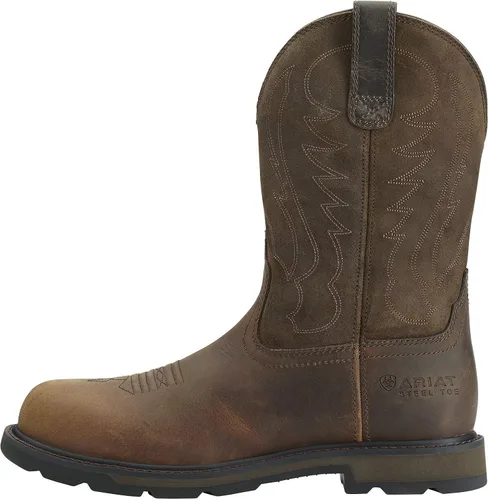 Vista 2 de Ariat Groundbreaker Steel Toe Work Boot Mens Wide Calf, Western Work Boots