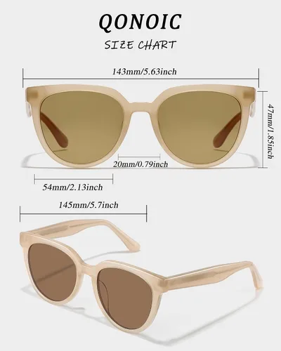 Vista 6 de Gafas de sol redondas retro para mujer, estilo vintage, clásicas, con protección UV de gran