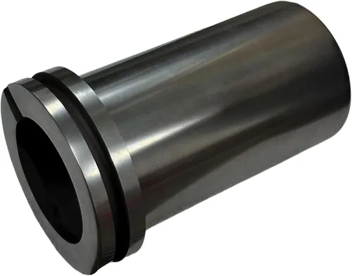 Vista 8 de Deruilong Crisol de grafito, crisol de grafito de alta pureza de 2.2 lbs/4.4 lbs, oro fundido, plata, cobre, molde de fundición de horno