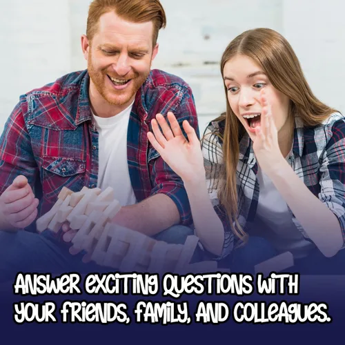 Vista 7 de Preguntas de torre rompehielos Tumbling Tower Game - Para todos - 54 divertidas ideas para iniciar conversaciones - Excelentes juegos familiares