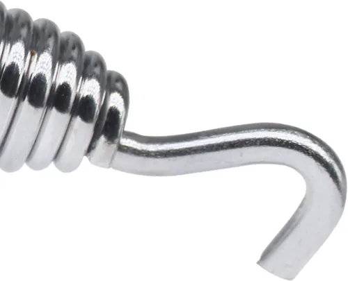 Vista 3 de 3.7" Chrome Jiffy Stand Kickstand Spring se adapta a Harley Sportster Softail Super Glide Touring (2 piezas cromado)