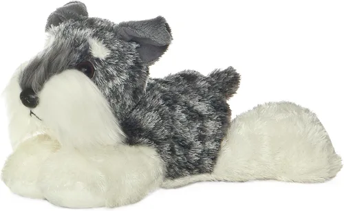 Vista 54 de Aurora® Adorable Mini Flopsie™ Mei Mei™ Animal de peluche, facilidad juguetona, compañeros atemporales, color blanco, 8 pulgadas