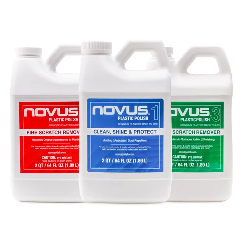 Vista 13 de NOVUS 7026 Plastic Clean & Shine #1 Botella de 2 onzas