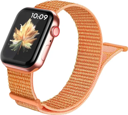Vista 13 de Paquete de 15 correas deportivas de nailon compatibles con Apple Watch Band de 1.614 in 1.575 in 1.496 in 1.929 in 1.772 in 1.732 in 1.654 in
